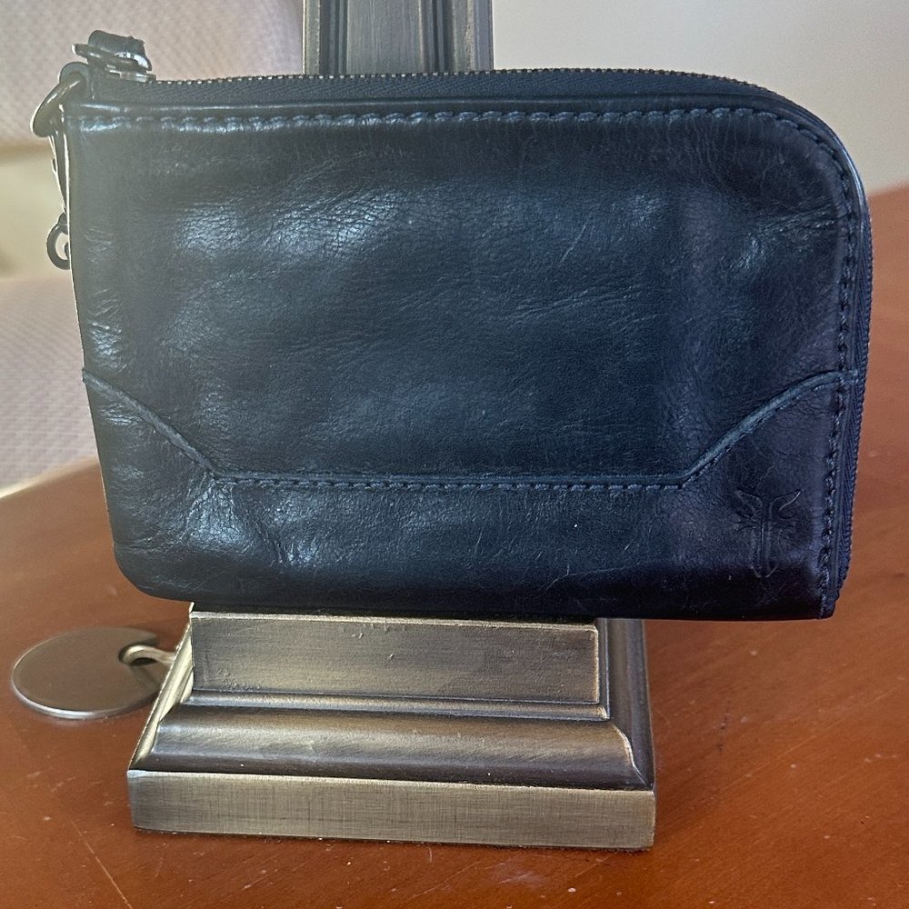 Frye Navy Wristlet